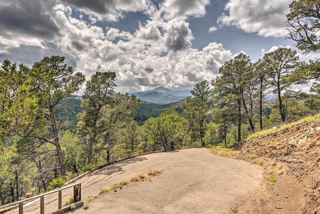 Mountains Majesty Cabin With Hot Tub And Mtn Views! Villa Ruidoso Eksteriør bilde