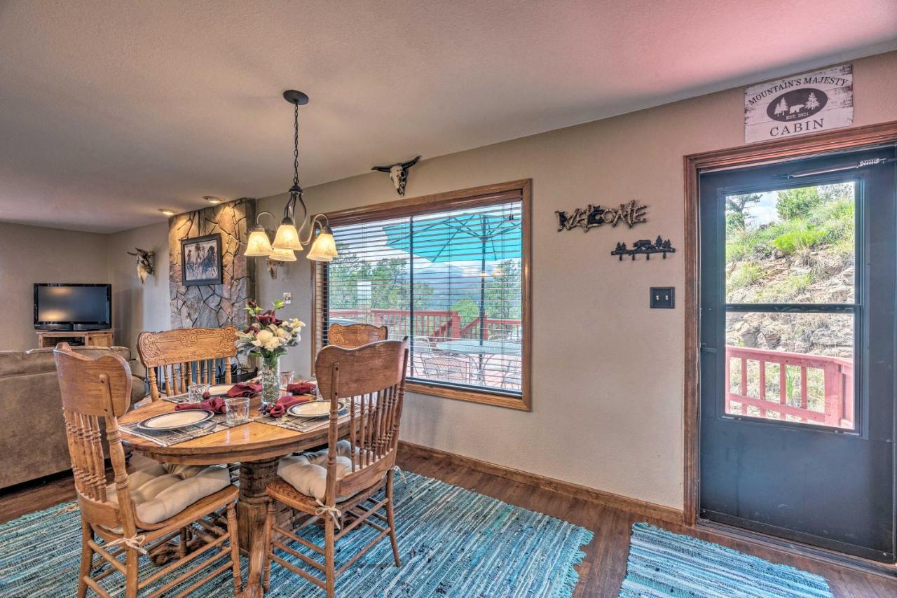 Mountains Majesty Cabin With Hot Tub And Mtn Views! Villa Ruidoso Eksteriør bilde