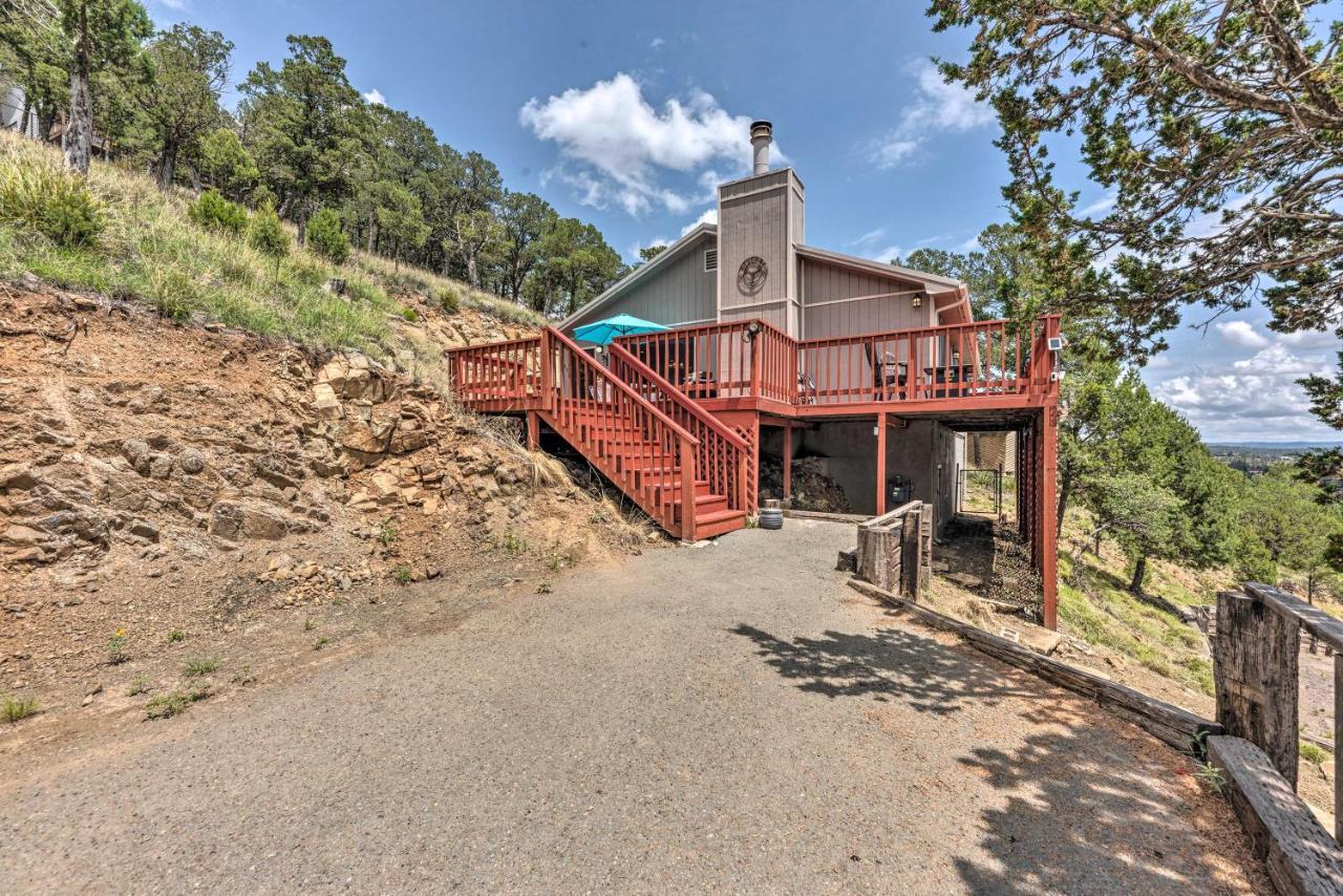 Mountains Majesty Cabin With Hot Tub And Mtn Views! Villa Ruidoso Eksteriør bilde