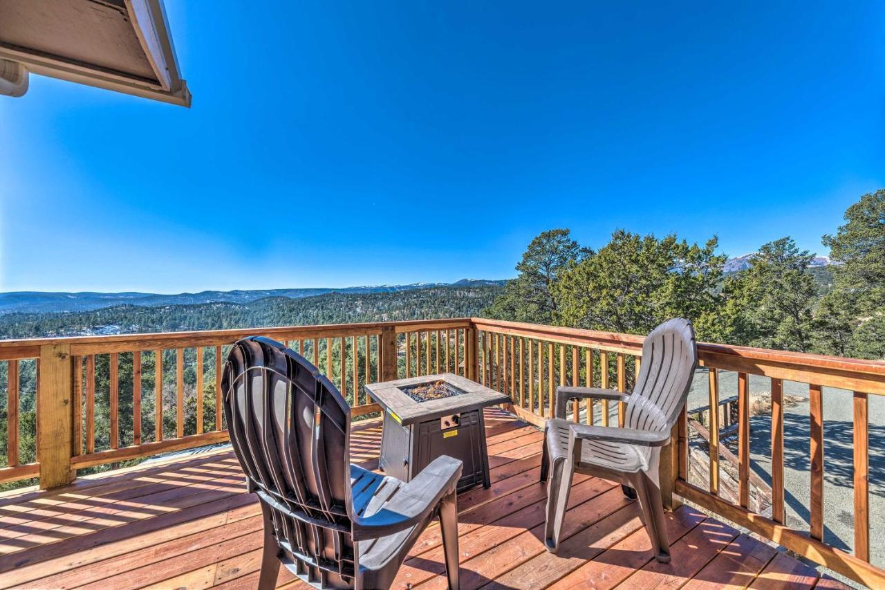 Mountains Majesty Cabin With Hot Tub And Mtn Views! Villa Ruidoso Eksteriør bilde