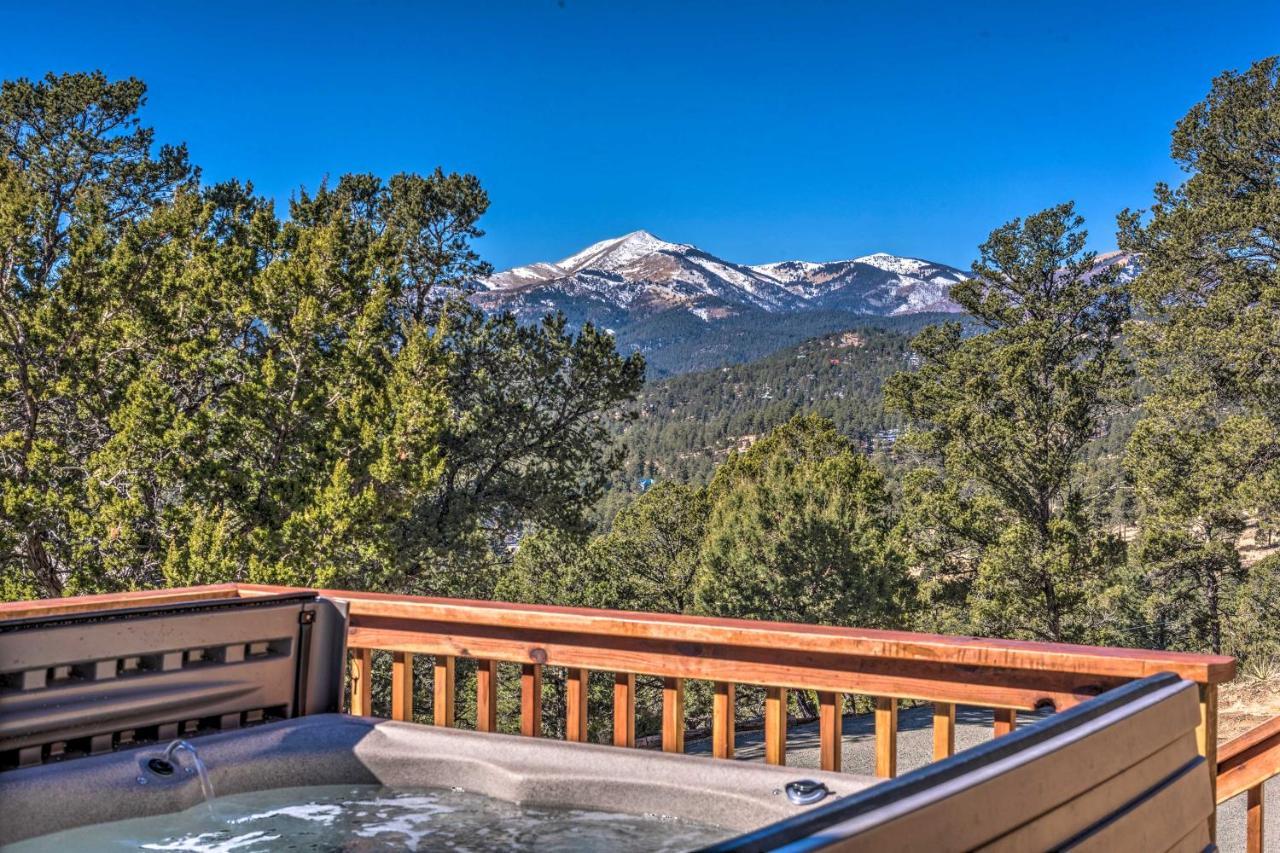 Mountains Majesty Cabin With Hot Tub And Mtn Views! Villa Ruidoso Eksteriør bilde