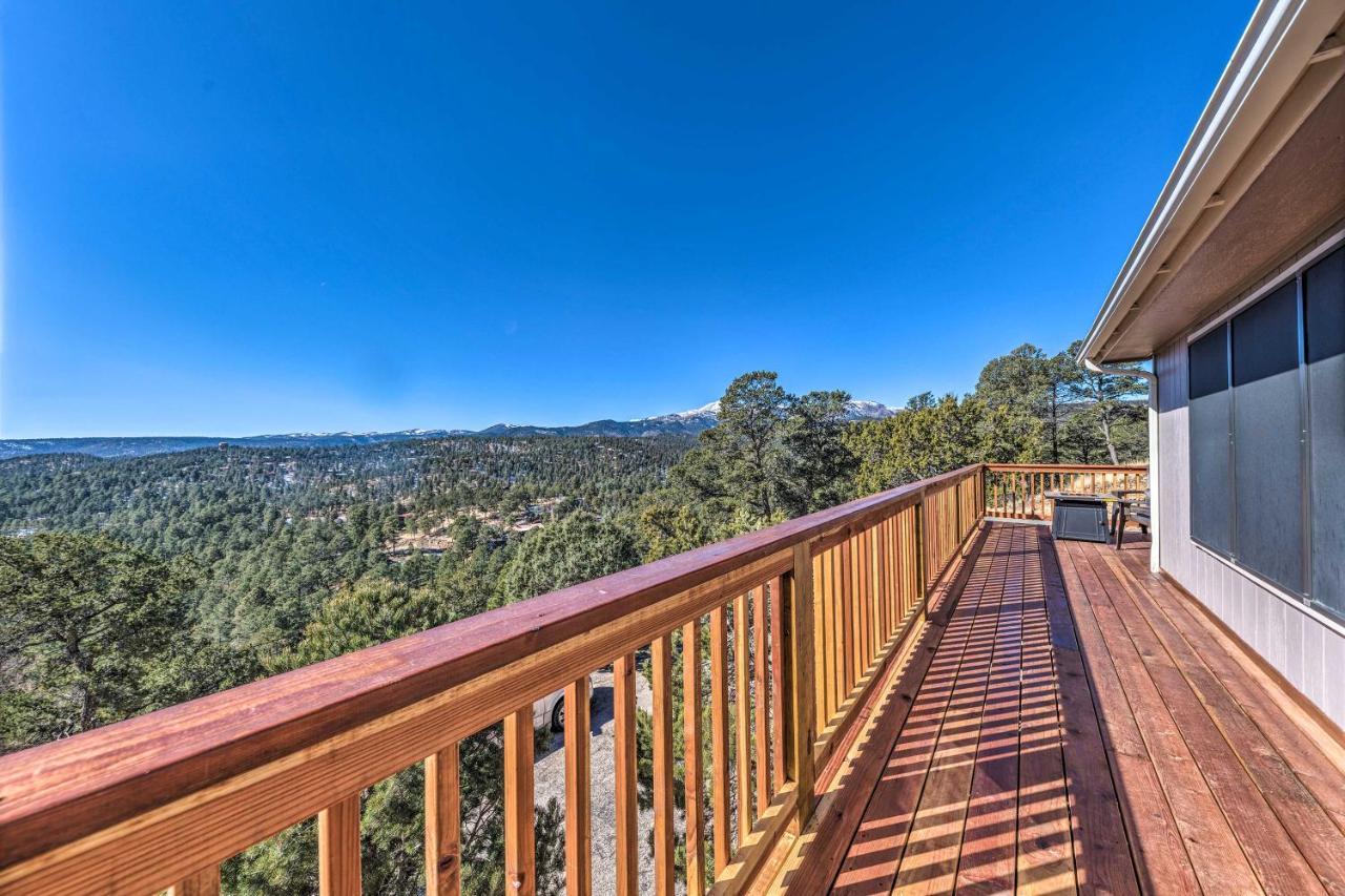 Mountains Majesty Cabin With Hot Tub And Mtn Views! Villa Ruidoso Eksteriør bilde