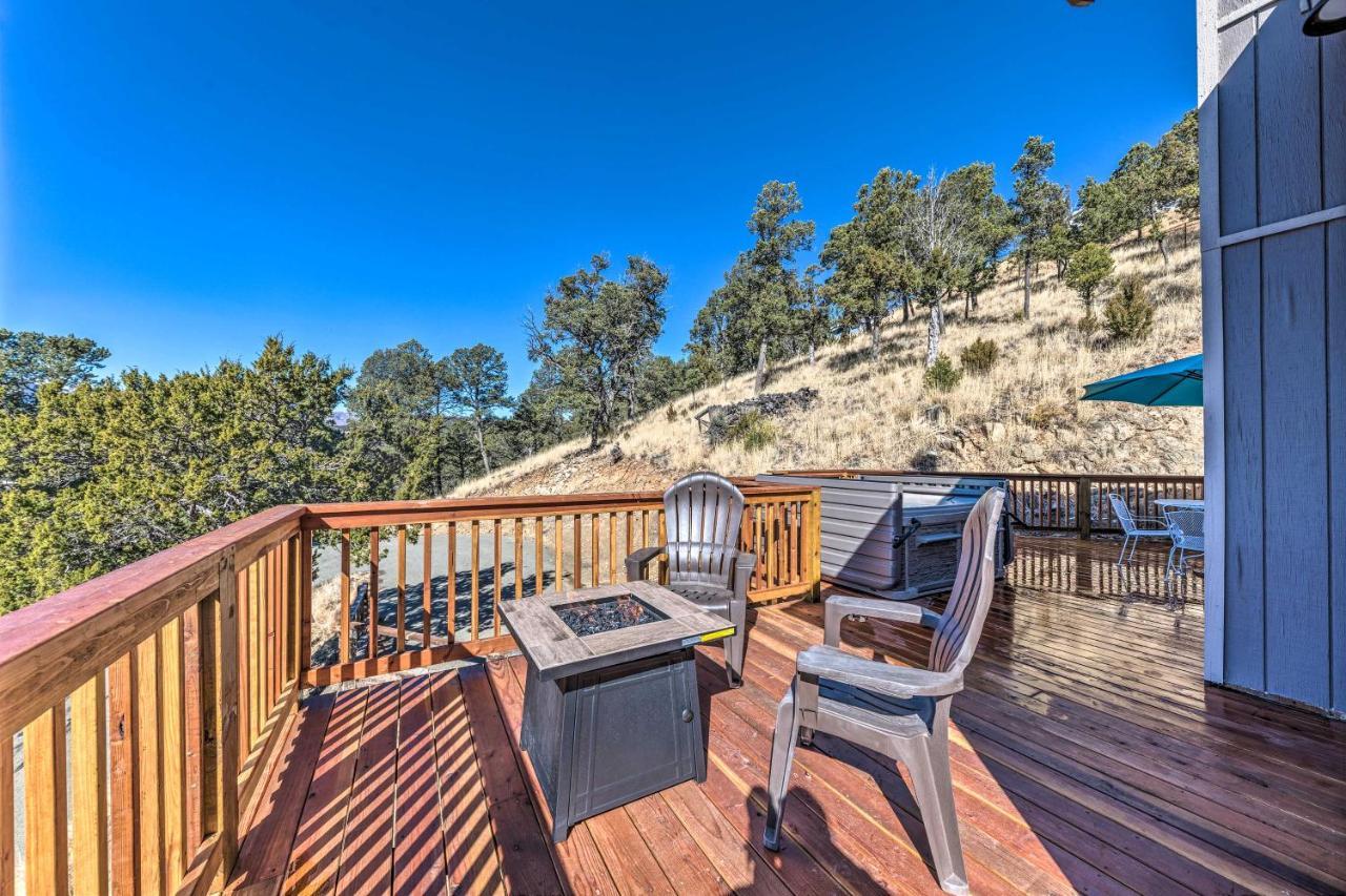 Mountains Majesty Cabin With Hot Tub And Mtn Views! Villa Ruidoso Eksteriør bilde