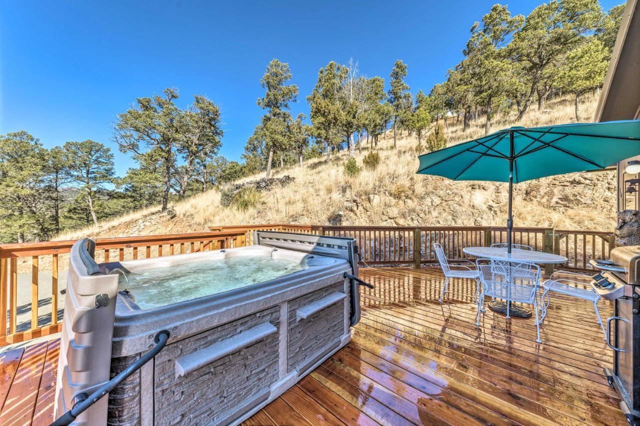 Mountains Majesty Cabin With Hot Tub And Mtn Views! Villa Ruidoso Eksteriør bilde